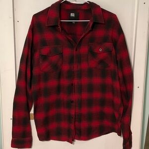 Red and Black Plaid Flannel